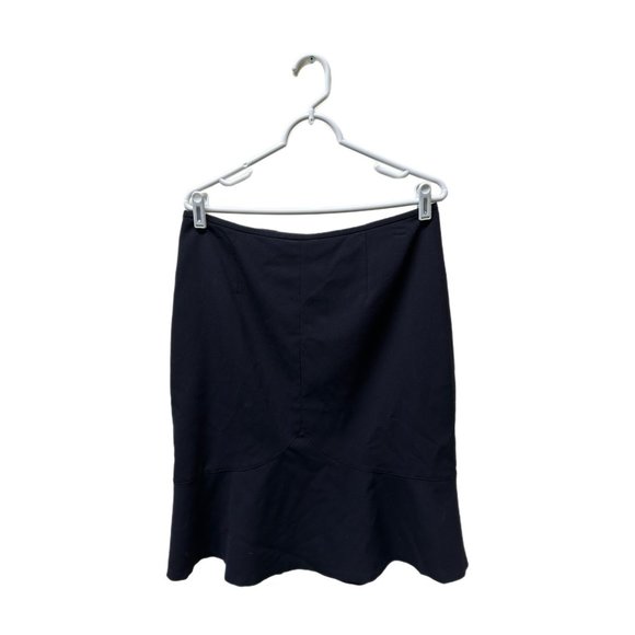 Calvin Klein Knee Length Black Skirt, Size 10, Pre-owned - Picture 1 of 4